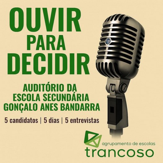 OUVIR PARA DECIDIR – 5 DIAS, 5 ENTREVISTAS, 5 VOZES PARA O FUTURO